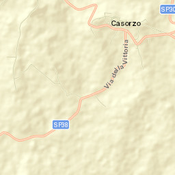Casorzo Street Map