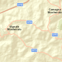 Vignale Monferrato Street Map