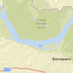 Bassignana Street Map