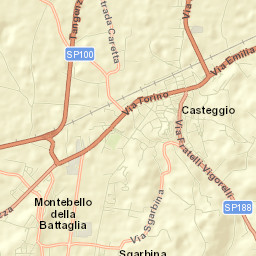 Casteggio Street Map