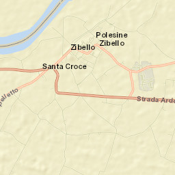 Zibello Street Map