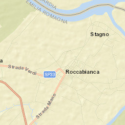 Roccabianca Street Map