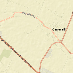 Ceneselli Street Map
