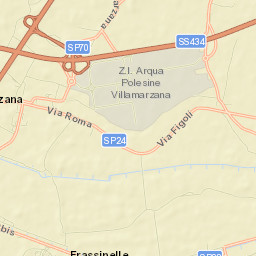 Villamarzana Street Map