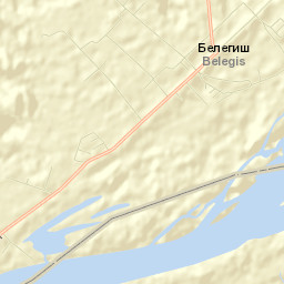 Belegiš Street Map