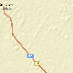 Izbište Street Map