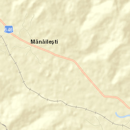 Comuna Frânceşti-Mânăstireni Street Map