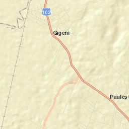 Comuna Păuleşti Street Map