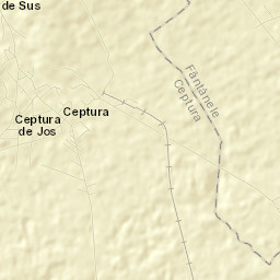 Comuna Fântânele Street Map