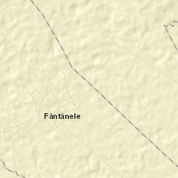 Fântânele Street Map