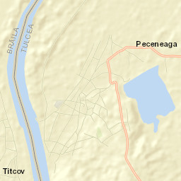 Peceneaga Street Map