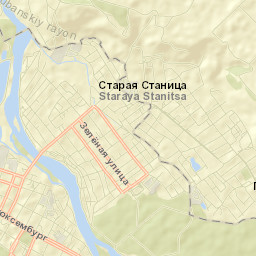 Staraya Stanitsa Street Map