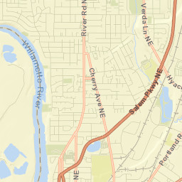 Keizer Street Map