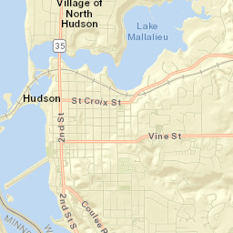 Hudson Street Map
