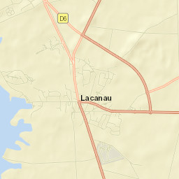 Lacanau Street Map