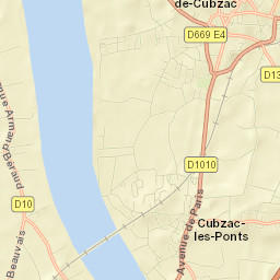 Cubzac-les-Ponts Street Map