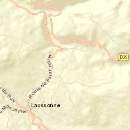 Laussonne Street Map