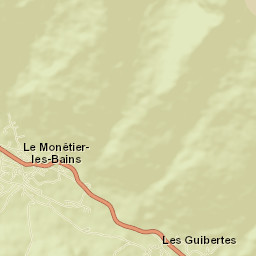 Le Monêtier-les-Bains Street Map
