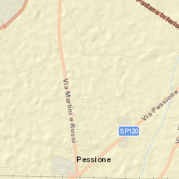 Pessione Street Map
