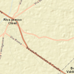 Riva Presso Chieri Street Map