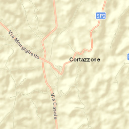 Cortazzone Street Map