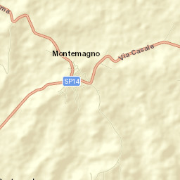 Montemagno Street Map