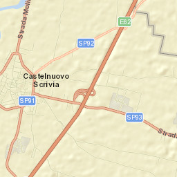 Castelnuovo Scrivia Street Map