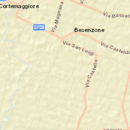 Besenzone Street Map