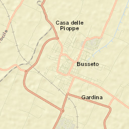 Busseto Street Map