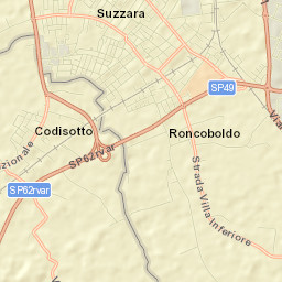 Suzzara Street Map