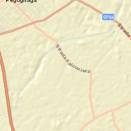Pegognaga Street Map