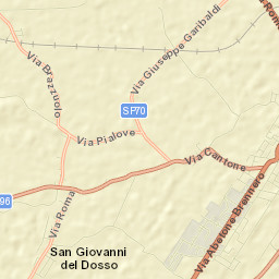Poggio Rusco Street Map