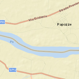 Papozze Street Map