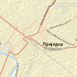 Prijedor Street Map