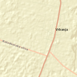 Vrbanja Street Map