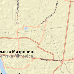 Sremska Mitrovica Street Map