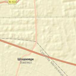 Šašinci Street Map