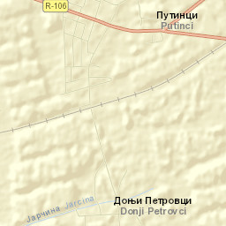 Putinci Street Map
