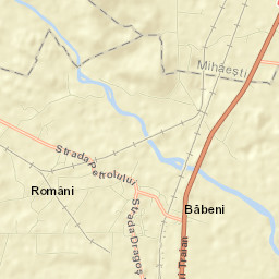 Băbeni Street Map