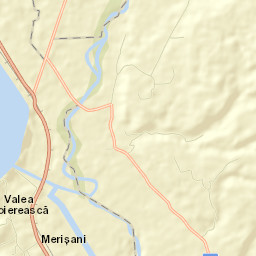 Comuna Merișani Street Map