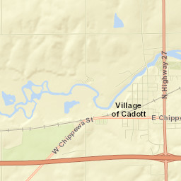 Cadott Street Map