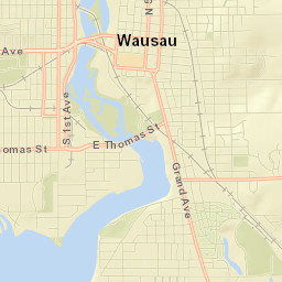 Wausau Street Map