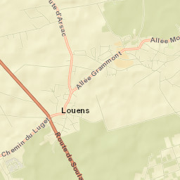 Le Pian-Médoc Street Map