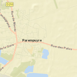 Parempuyre Street Map