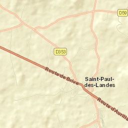 Saint-Paul-des-Landes Street Map