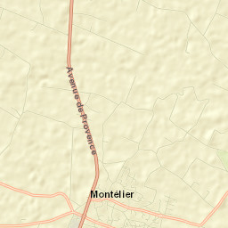 Montélier Street Map