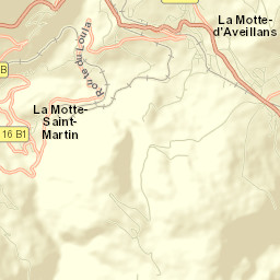 La Motte-d’Aveillans Street Map