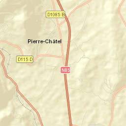 Pierre-Châtel Street Map