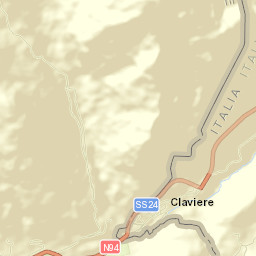 Claviere Street Map