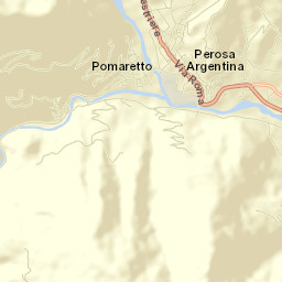 Perosa Argentina Street Map